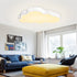 LED Deckenleuchte 48 W Ultrathin Wolken-Design dimmbar